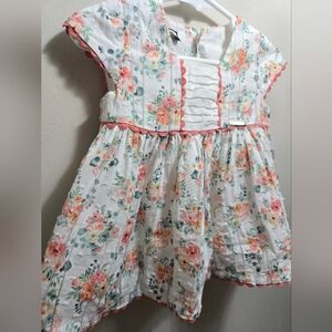 Floral Kids Blouse with Ruffle Detail
